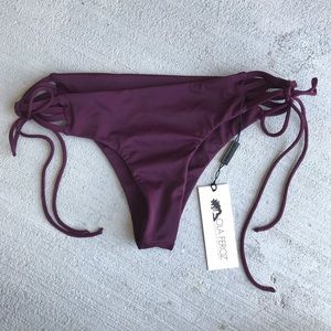 Ola Feroz Senorita Bikini Bottom Wine Maroon